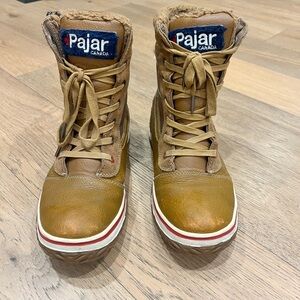 Pajar Men’s Brown Leather Winter Boots